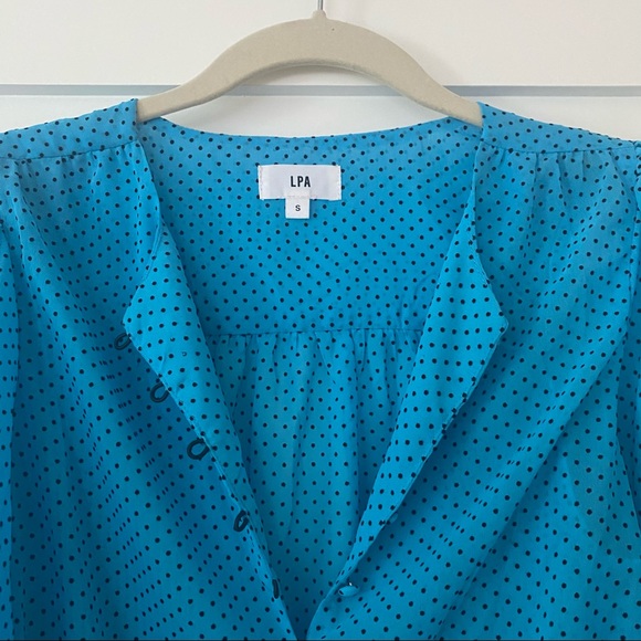 LPA Salma Top - Cerulean Blue - Small - Picture 10 of 14